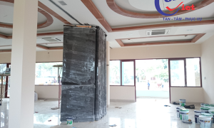 Compact Việt 4H thi công gấp vách ngăn di động tại khách sạn Song Anh
