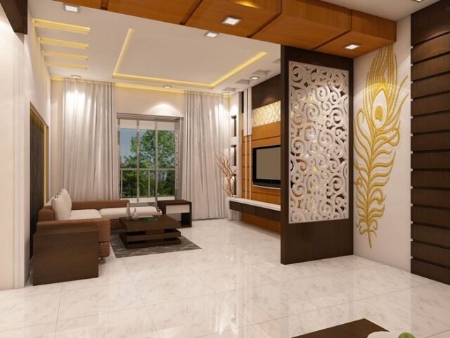 45 mẫu vách ngăn trang trí phòng khách tuyệt đẹp