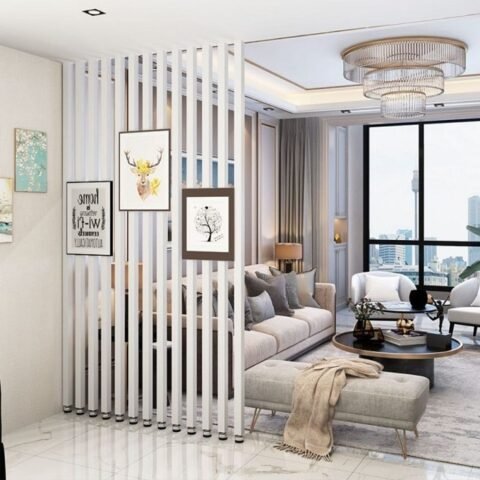 45 mẫu vách ngăn trang trí phòng khách tuyệt đẹp