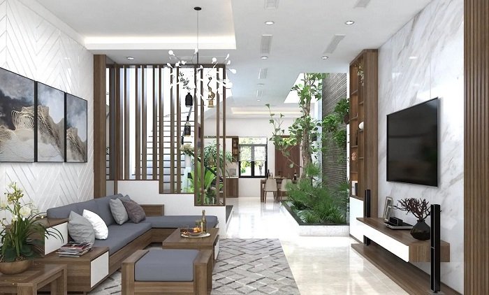 45 mẫu vách ngăn trang trí phòng khách tuyệt đẹp