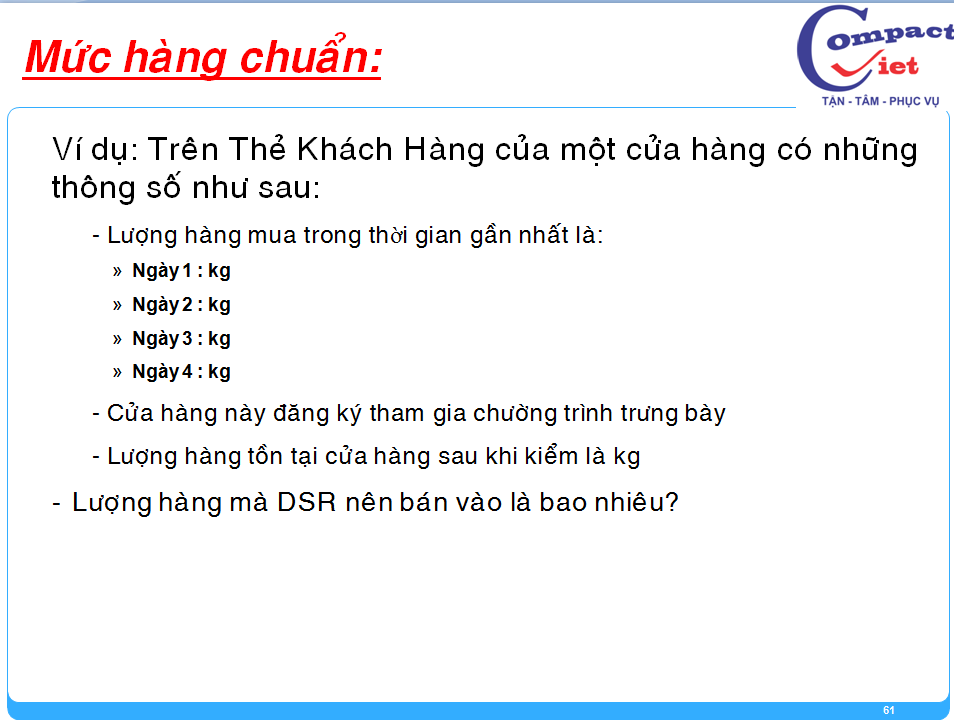 62 Đào tạo giám sát bán hàng chuyên nghiệp