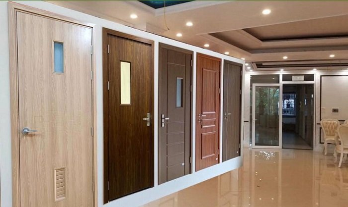 Mẫu cửa nhựa giả gỗ Composite