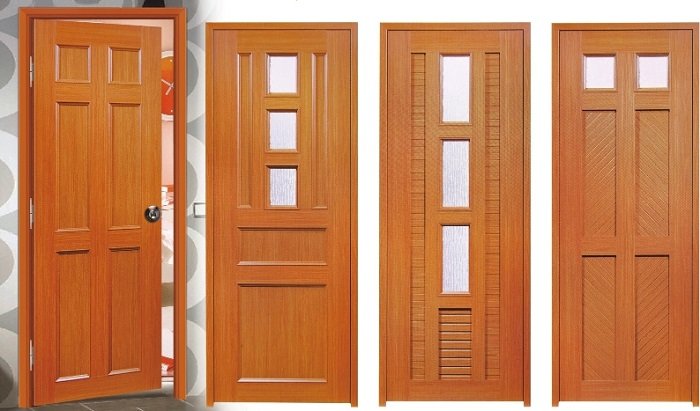 Mẫu cửa nhựa giả gỗ UPVC