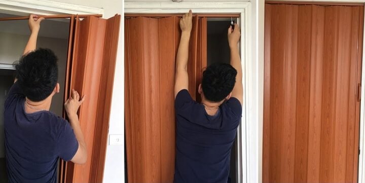 Hướng dẫn ráp cửa xếp nhựa nhanh chóng
