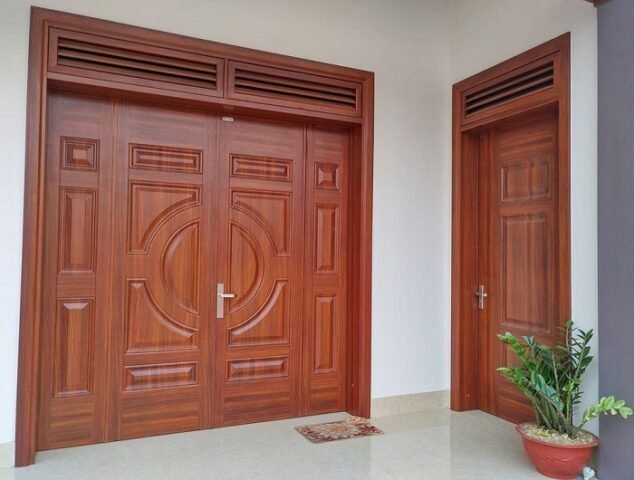 mau-cua-go-4-canh-don-gian-4 Mẫu cửa gỗ 4 cánh đơn giản đối xứng