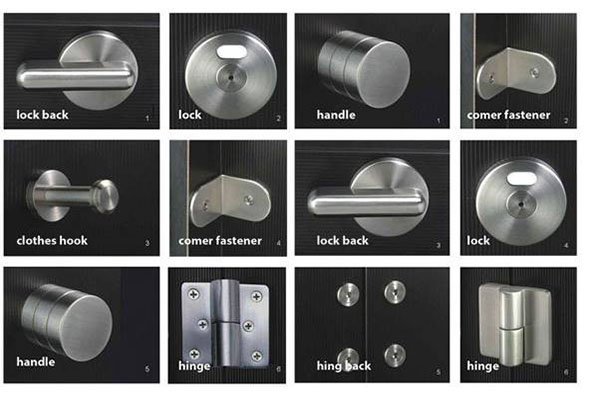 phụ kiện vách ngăn vệ sinh compact hpl