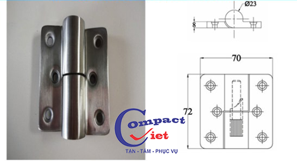 Bản lề inox 304