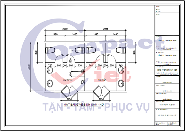 Quy trình thi công vách ngăn vệ sinh Compact Việt cho nhà xưởng chuyên nghiệp