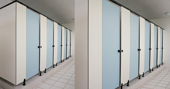 Các loại tấm ngăn nhà vệ sinh được ưa chuộng nhất hiện nay