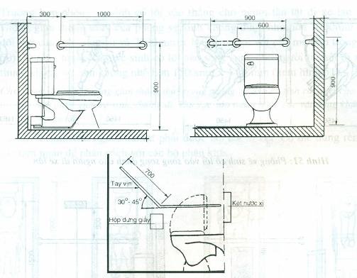 Tiêu chuẩn nhà vệ sinh cho người khuyết tật chuẩn nhất 2022