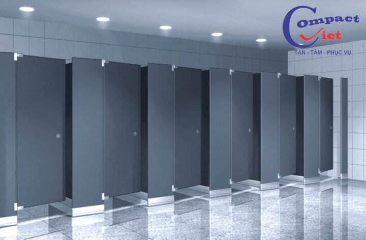 Kiểu mẫu hệ thống vách ngăn vệ sinh hiện đại