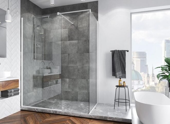 Ưu điểm của vách ngăn phòng tắm bằng mica trong xây dựng