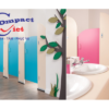 VÁCH NGĂN VỆ SINH TRƯỜNG MẦM NON