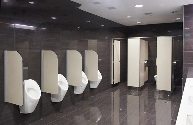 Vách ngăn vệ sinh Compact Việt chống chịu tốt, dễ vệ sinh