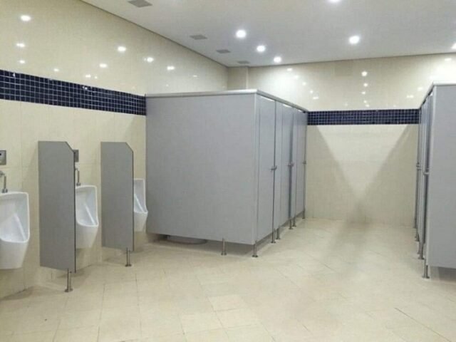vách ngăn vệ sinh tấm compact