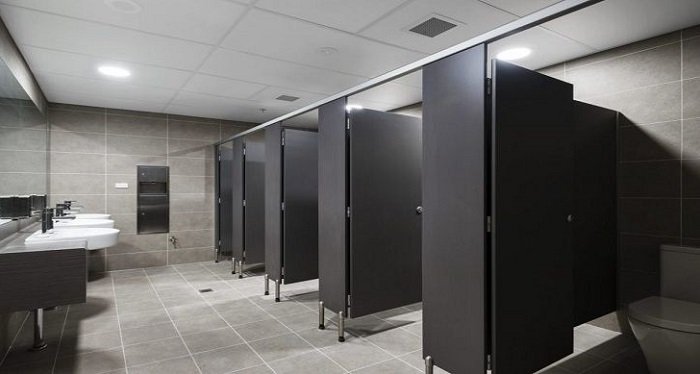Mua vách nhà vệ sinh compact HPL uy tín, chất lượng
