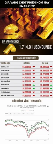 Biến động giá vàng hôm nay