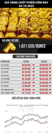 Biểu đồ dự báo giá vàng