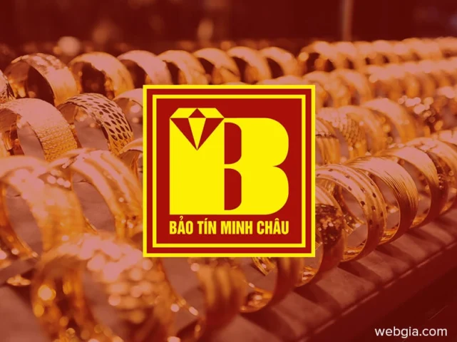 Biểu đồ giá vàng Bảo Tín Minh Châu theo thời gian