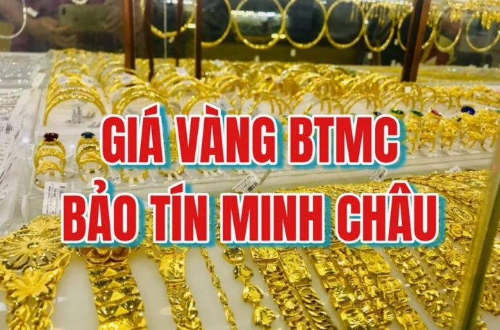BTMC Giá Vàng Hôm Nay 2026: Dự Báo Xu Hướng & Phân Tích Biểu đồ giá vàng Bảo Tín Minh Châu