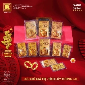 Biểu đồ giá vàng Kim Tín