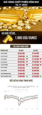 Giá vàng 18K hôm nay bao nhiêu? Cập nhật mới nhất 2026 Biểu đồ giá vàng quốc tế