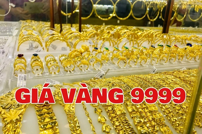Biểu đồ giá vàng SJC và vàng 9999