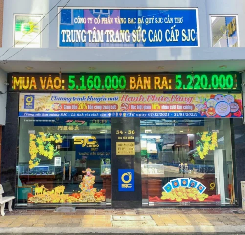 Vàng SJC Cần Thơ 2026: Giá Cập Nhật & Địa Chỉ Mua Uy Tín Biểu đồ giá vàng SJC