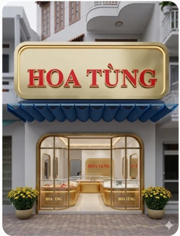 Hình ảnh vàng Hoa Tùng tinh xảo