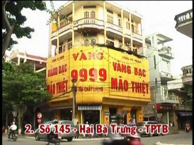 Tiệm vàng Mão Thiệt Thảo Bình trưng bày sản phẩm