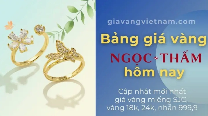 Giá Vàng Ngọc Hải Hôm Nay 2026: Cập Nhật Mới Nhất Tiệm vàng Ngọc Hải Mỹ Tho