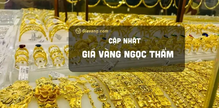 Trang sức vàng tại tiệm Ngọc Thẩm Cần Thơ