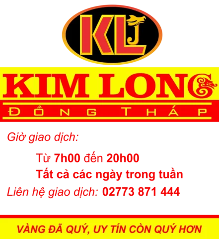 Vàng miếng Kim Long Đồng Tháp