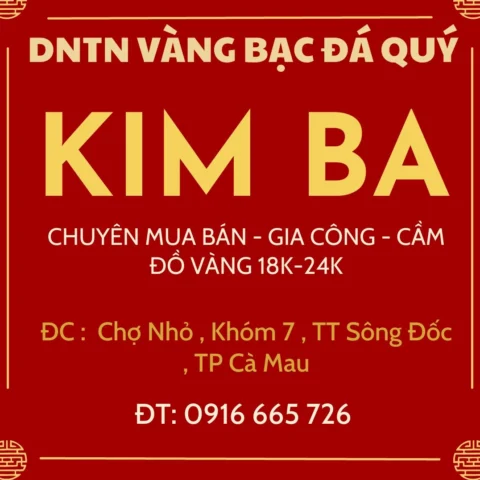 Vàng nhẫn tại Cà Mau