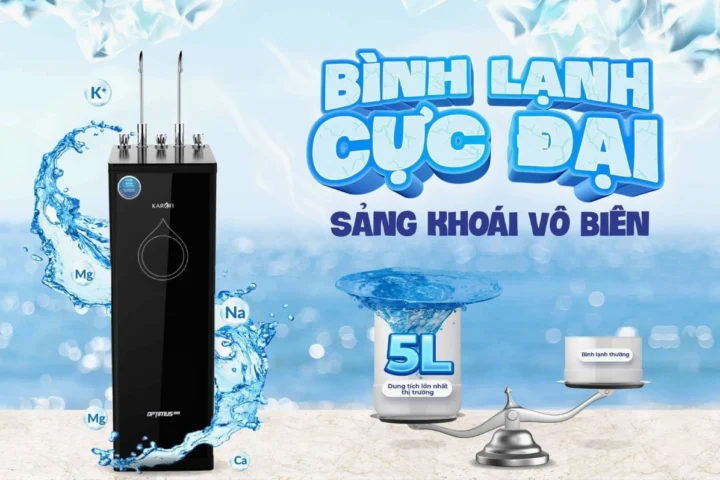 Đa dạng mẫu mã máy lọc nước Karofi