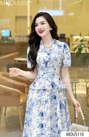Đầm sơ mi dự tiệc sang trọng