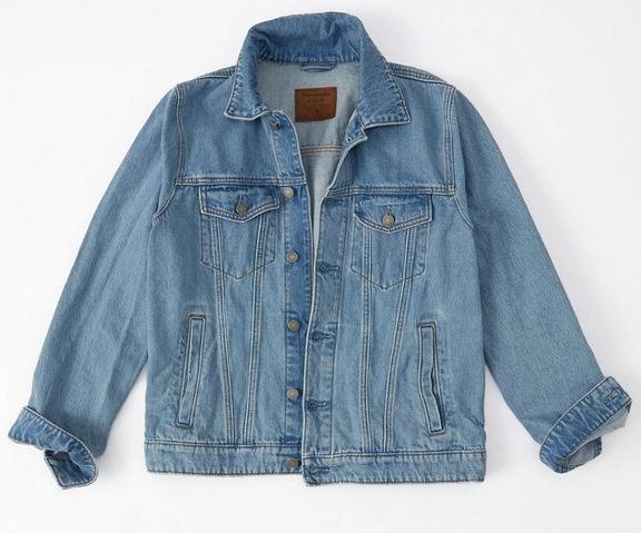 Áo denim jacket kiểu dáng basic