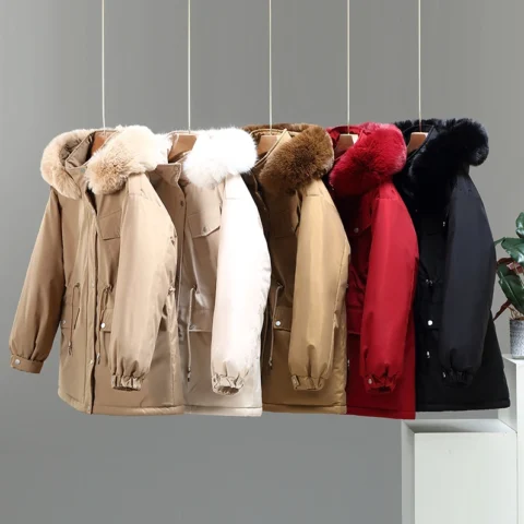 Áo khoác parka nữ phong cách Hàn Quốc