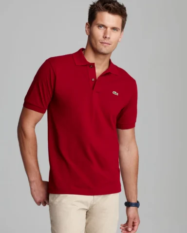 Áo Lacoste nam màu đỏ