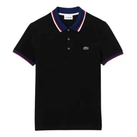 Áo polo Lacoste nam màu đen chính hãng