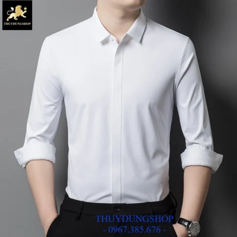 Áo sơ mi nam chất liệu linen cao cấp