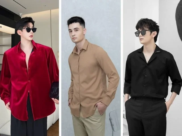 Áo sơ mi nam đẹp phối đồ lịch lãm