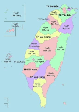 Taiwan Là Nước Nào? Hé Lộ Sự Thật Về Quốc Đảo Đông Á Năm 2026 Bản đồ Đài Loan