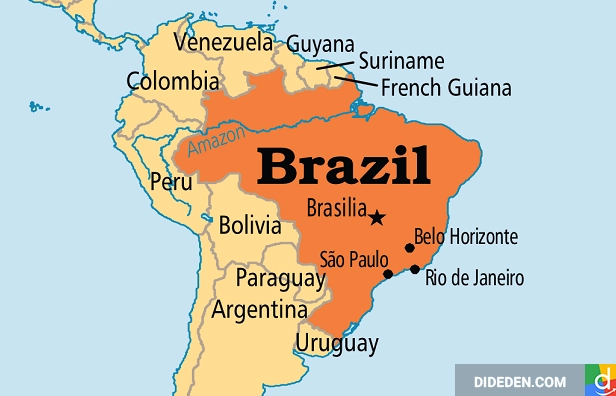 Brazil Là Nước Nào? Khám Phá Vùng Đất Samba Đầy Sức Hút Bản đồ Brazil