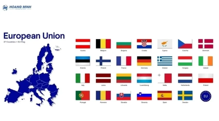 EU Gồm Những Nước Nào? Cập Nhật Thành Viên Mới Nhất 2026 Bản đồ các quốc gia thành viên EU