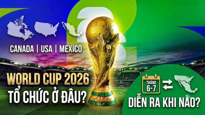 World Cup 2026 Tổ Chức Ở Đâu? Thông Tin Chi Tiết Bản đồ các thành phố đăng cai World Cup 2026