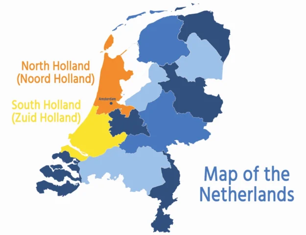 Nederland là nước nào? Khám phá xứ sở hoa tulip và cối xay gió Bản đồ Nederland