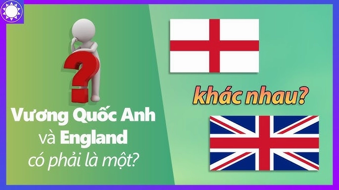 Nước Anh và Vương quốc Anh khác nhau như thế nào? Phân biệt rõ ràng Bản đồ Nước Anh trên đảo Anh