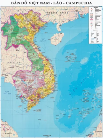 Đông Dương Là Nước Nào? Giải Mã Lịch Sử và Ý Nghĩa Địa Chính Trị Bản đồ vị trí 3 nước Đông Dương