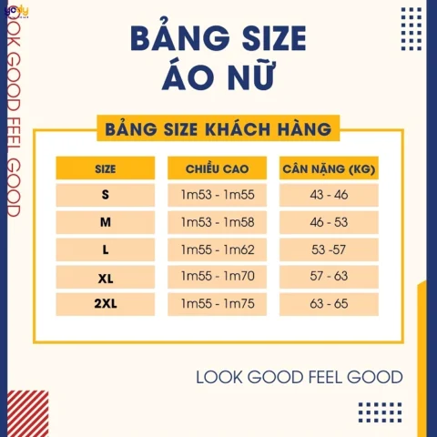 Bảng Size Áo Sơ Mi Nữ Chuẩn 2026: Chọn Đúng Áo Vừa Vặn Hoàn Hảo Bảng size áo sơ mi nữ chi tiết các thông số đo lường
